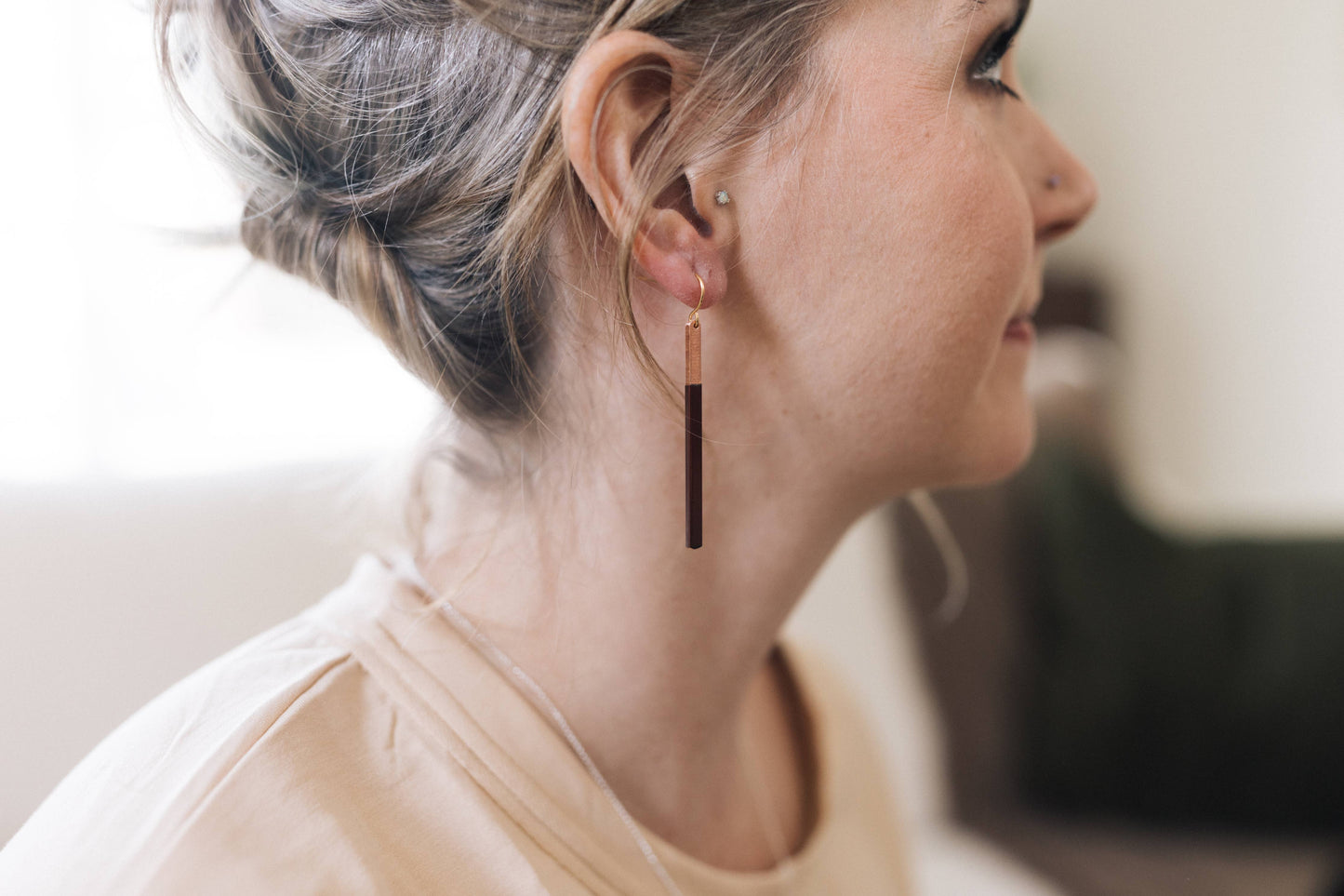 EmPower Copper & Enamel Earrings