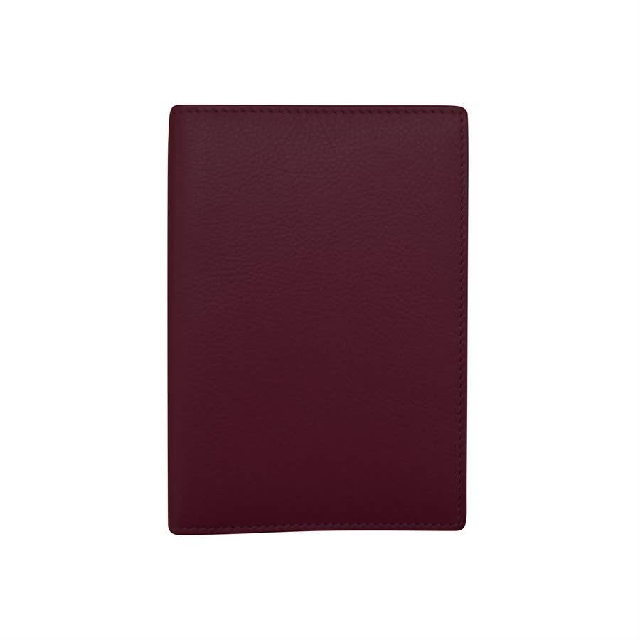 Leather Passport Case with CC Holder