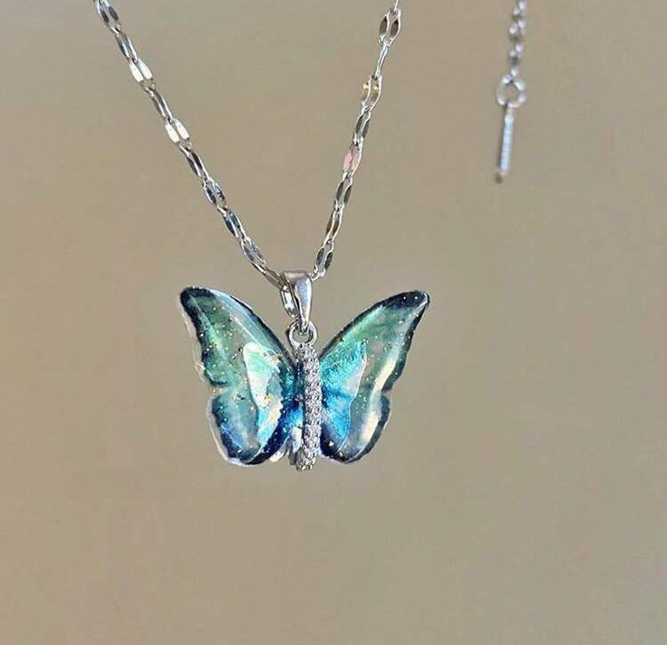 Stainless Steel Magical Butterfly Necklace