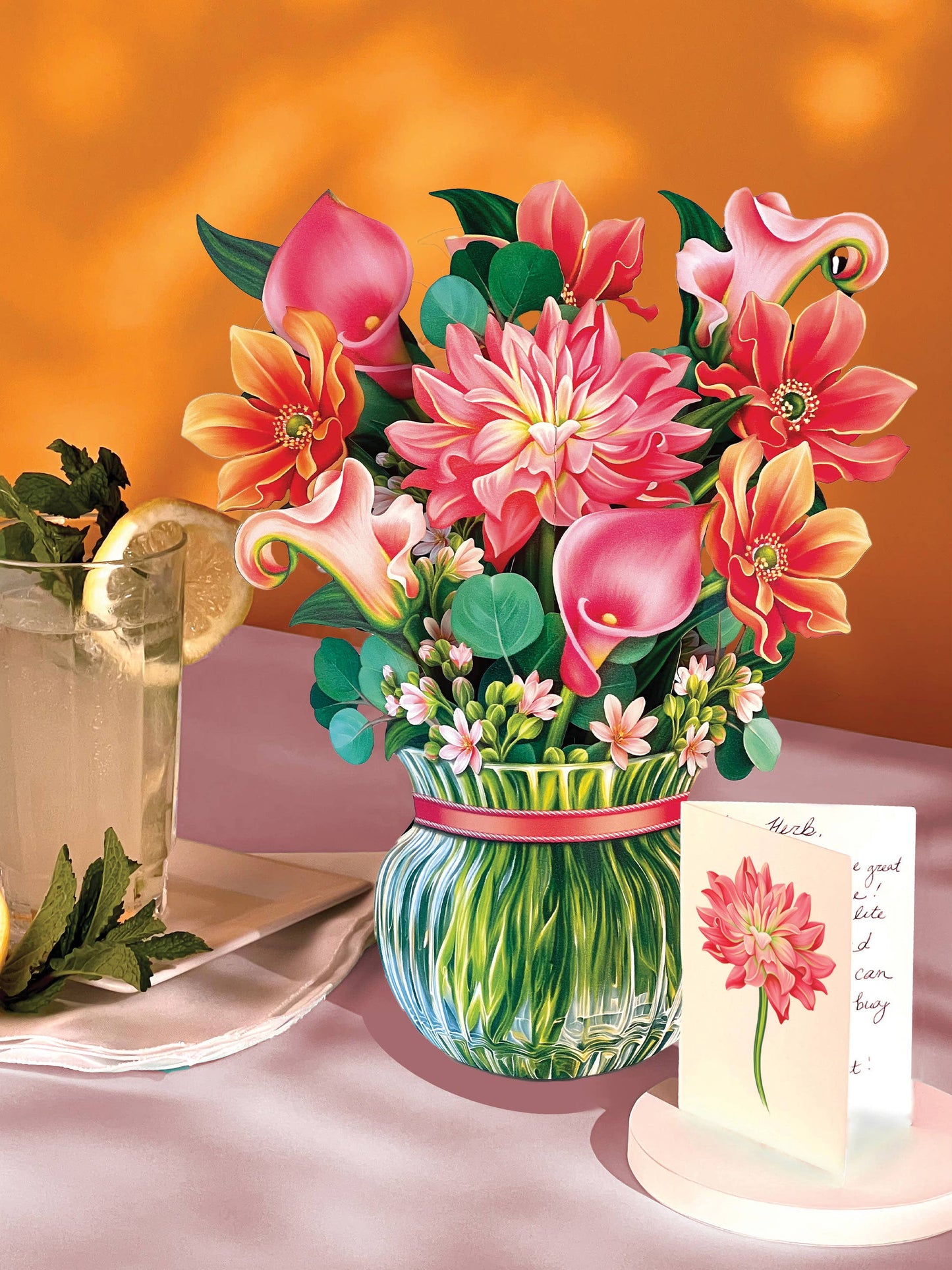 Dear Dahlia Pop-up Greeting Cards