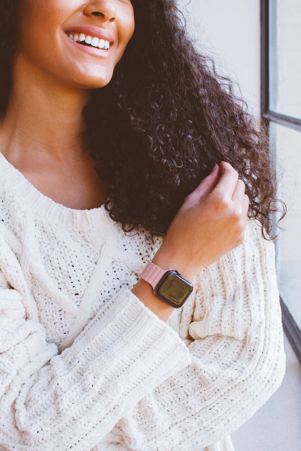 Blushing Apricot Magnetic Loop Watch Band
