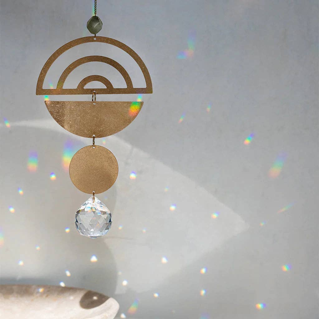 Suncatcher - Lotus/African Turquoise