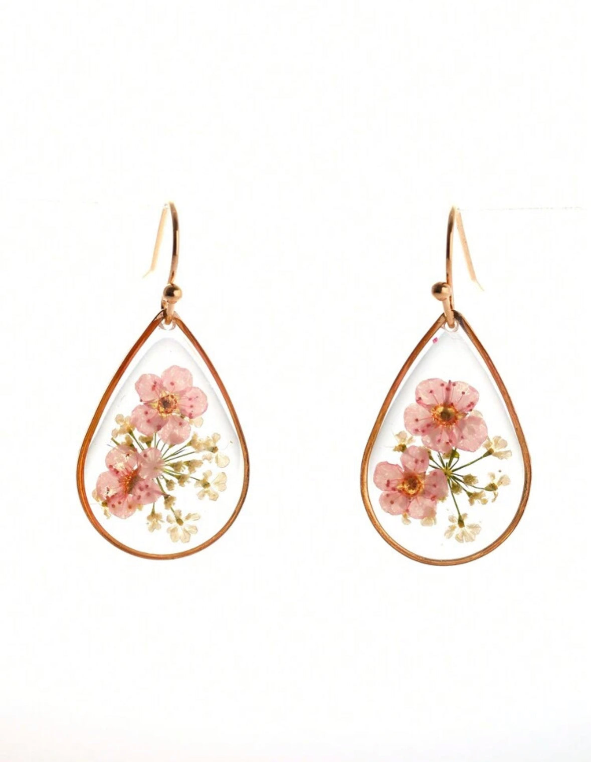 Pressed Flower Earrings