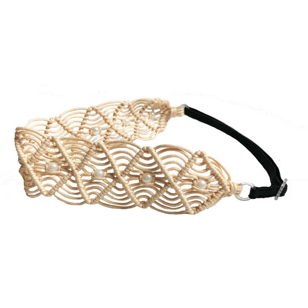 Adjustable Headband - Cream Dori