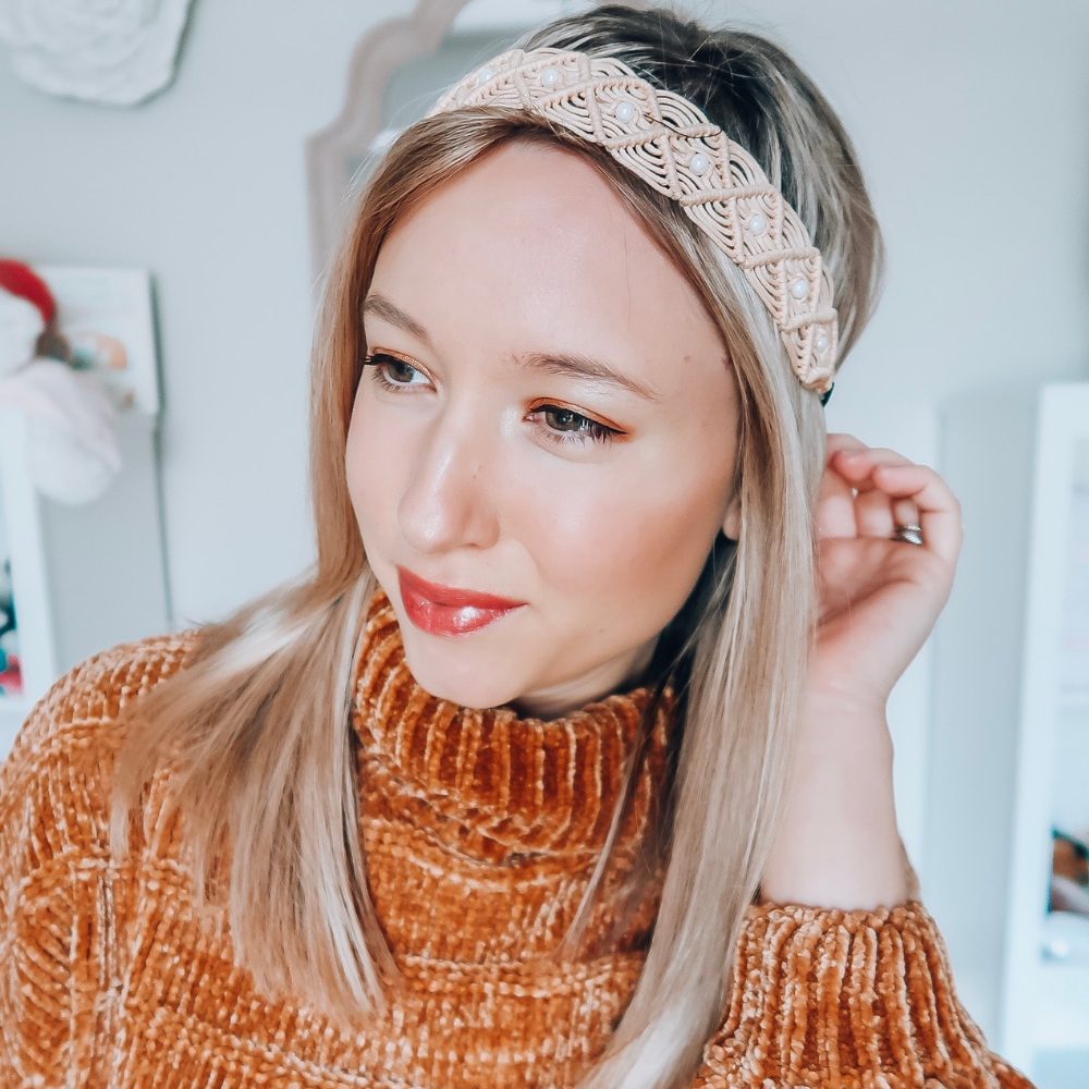 Adjustable Headband - Cream Dori