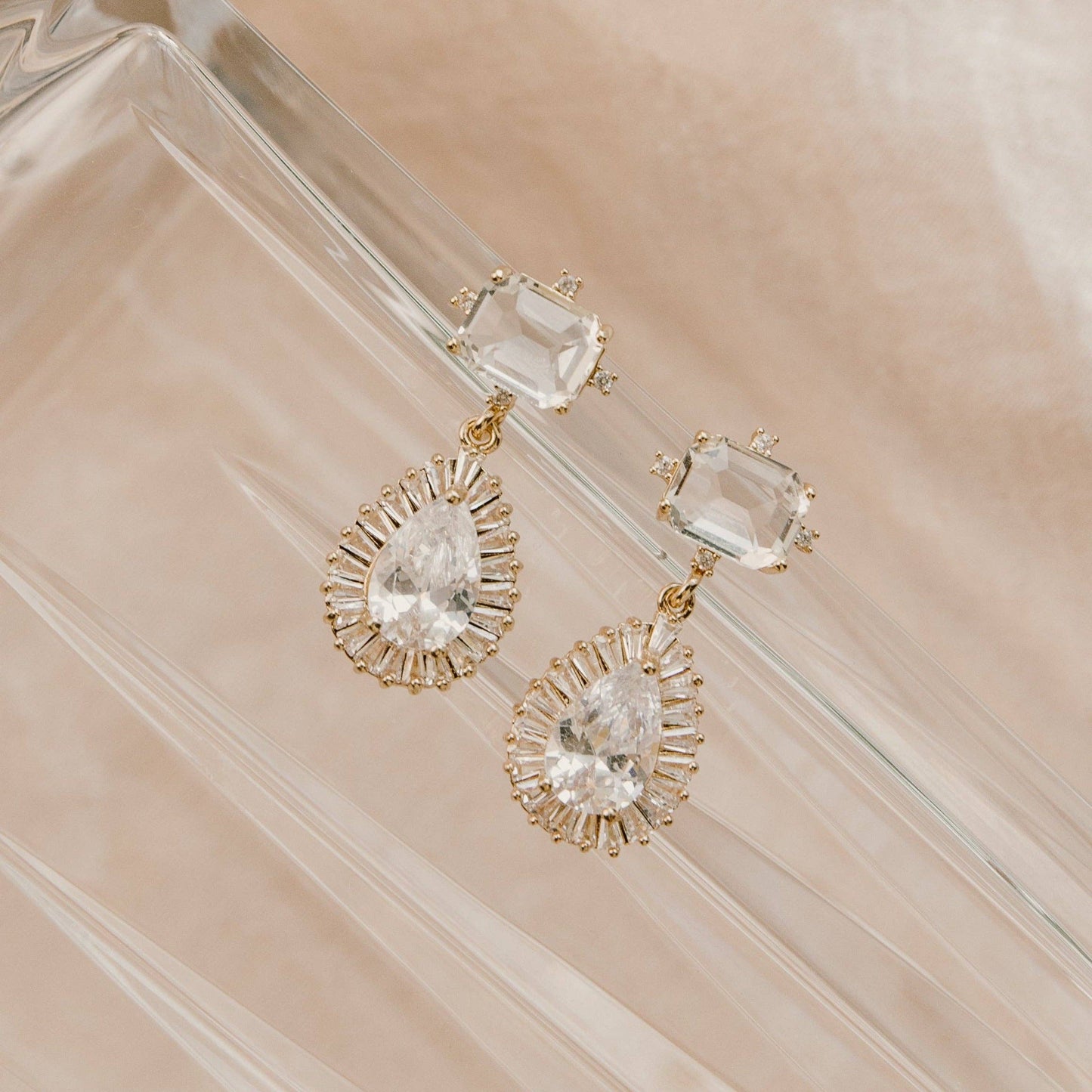 Clara Drop Earrings - Bridal