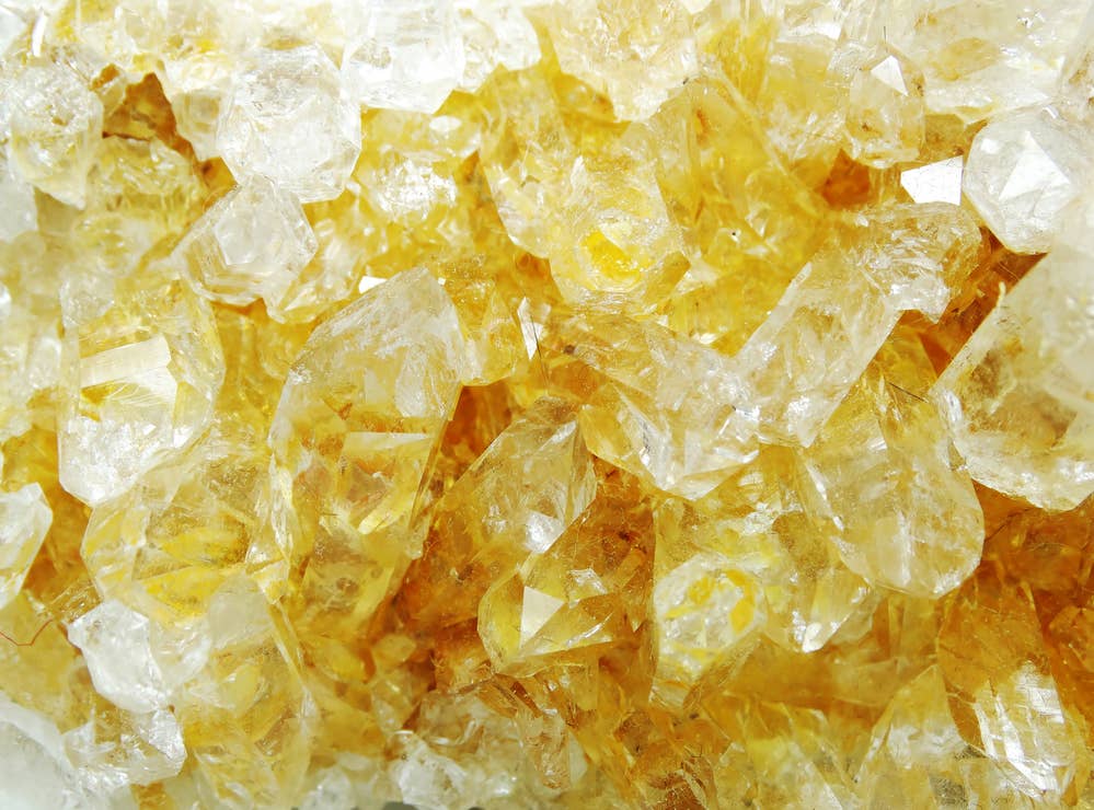 Happy Citrus Aromatherapy Spray with Citrine Gemstones