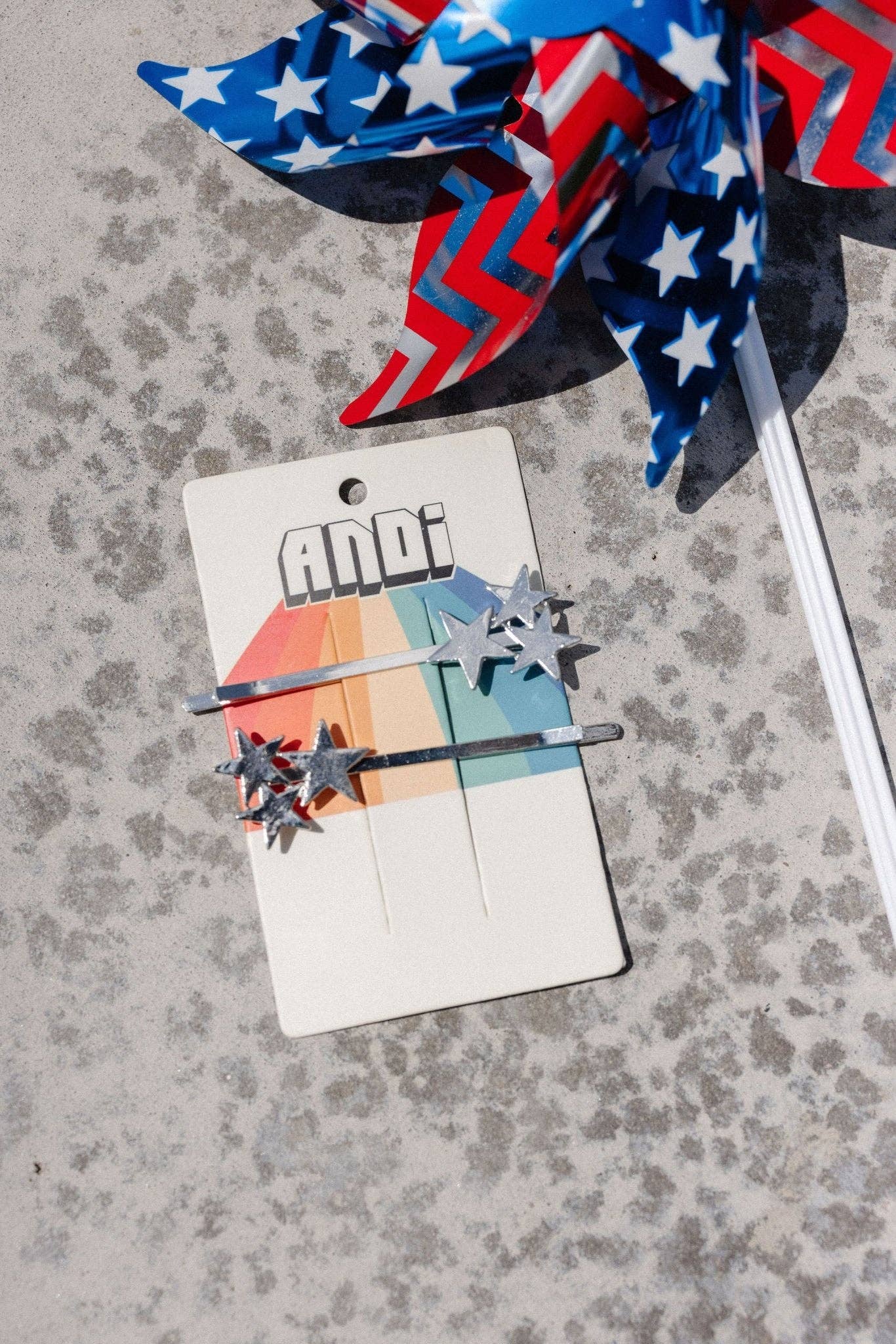 Shiny Star Bobby Pins - Multiple Colors