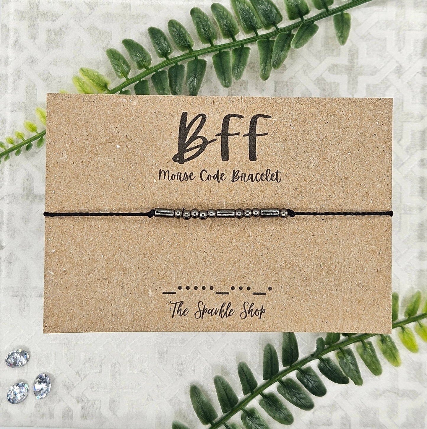 BFF - Handmade Morse Code Bracelet