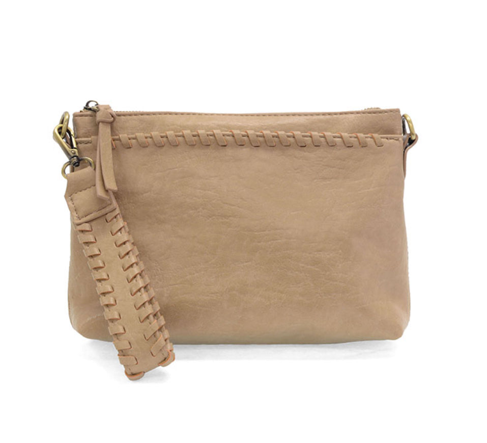 Oakley Whipstitch Topzip Wristlet & Crossbody Purse