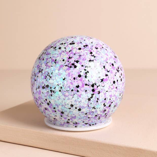 Small LED Moonrise Glitter Light Globe