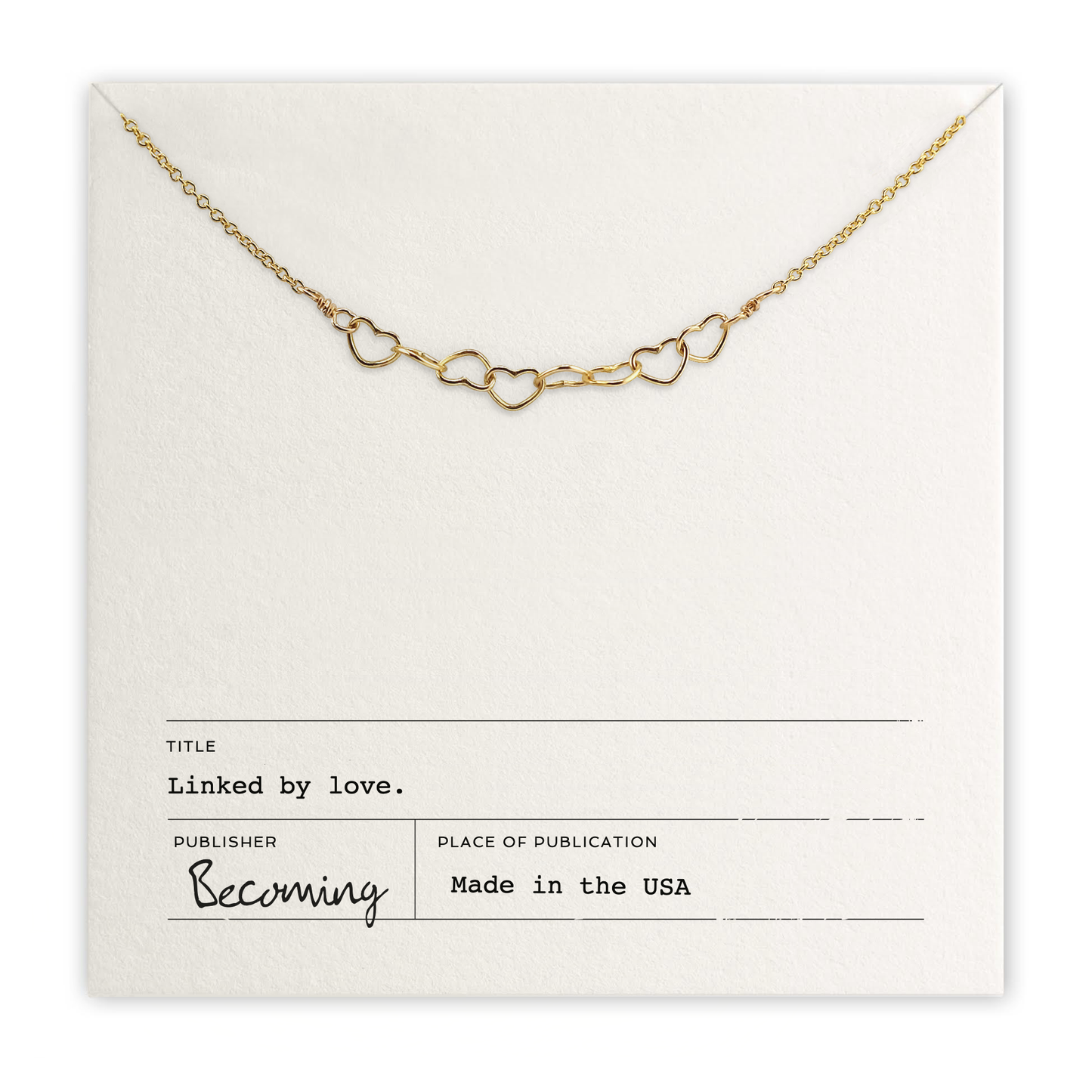 Heart Links Necklace