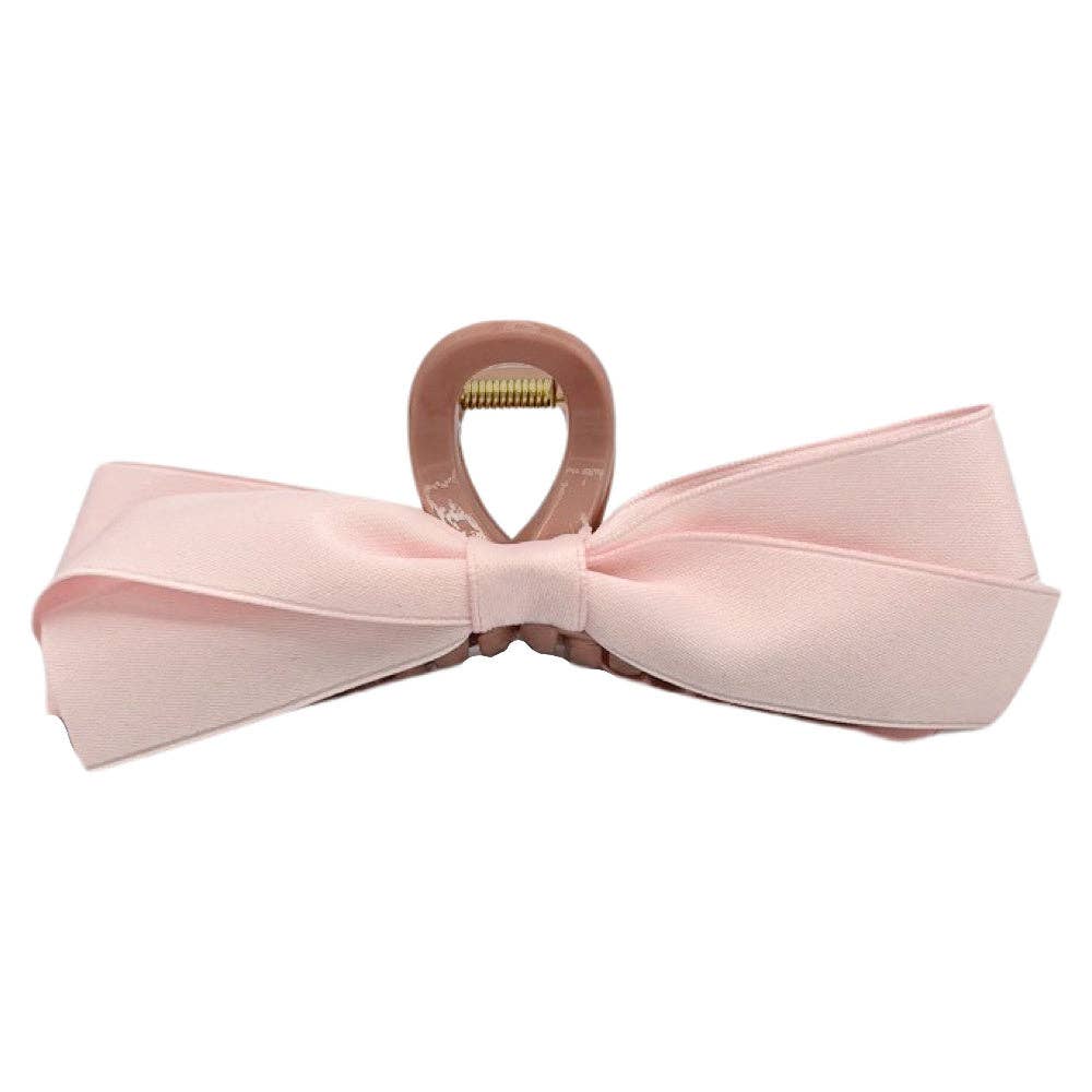 Large Bow Clip - Pink