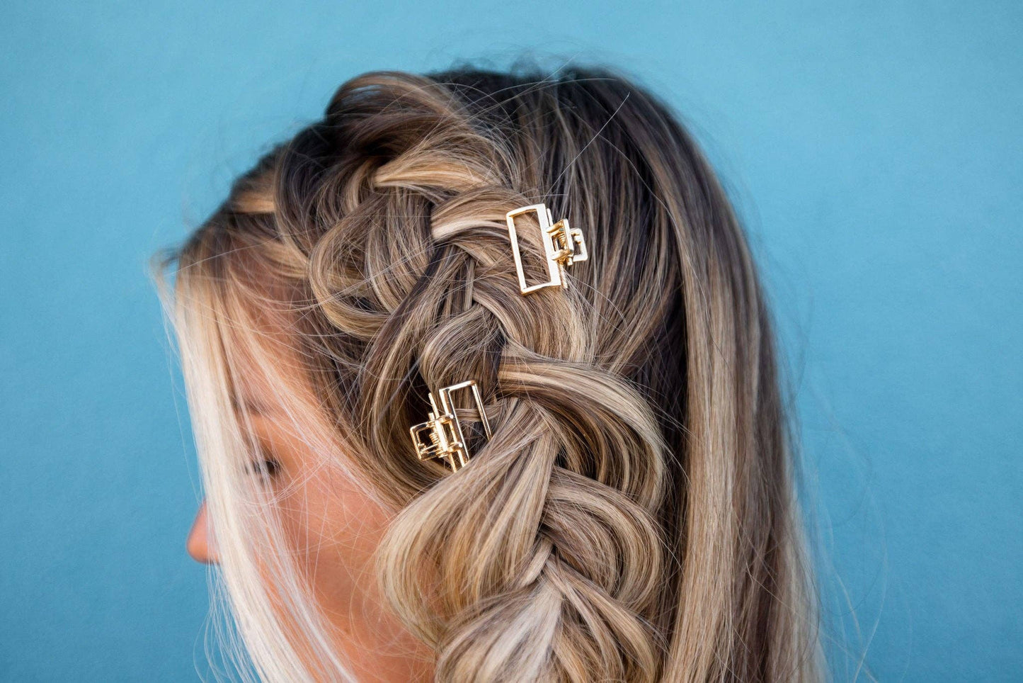Micro Gold Claw Clip