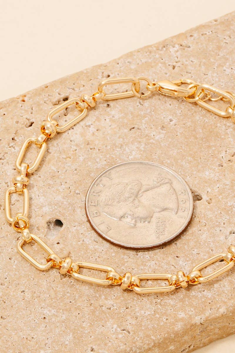 Oval Chain Link Bracelet