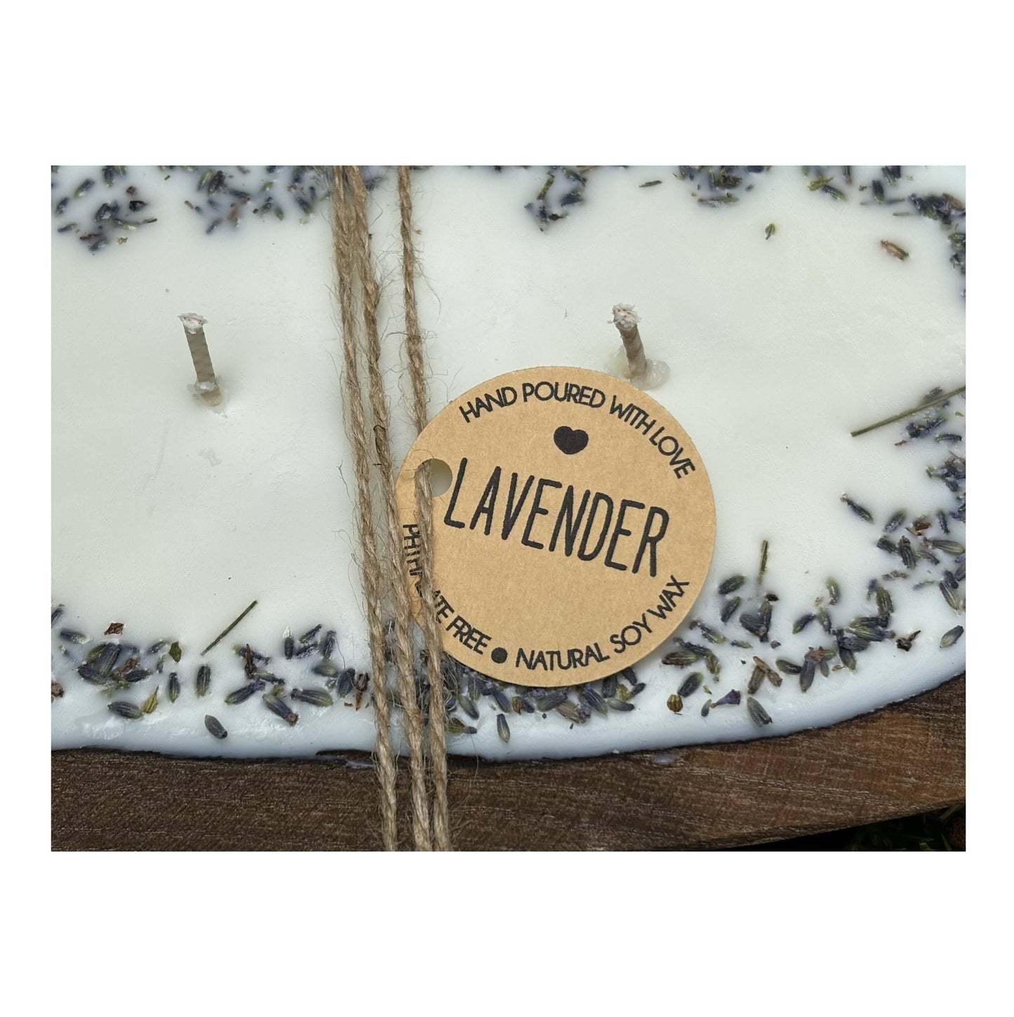 Lavender Scented Soy Dough Bowl - Lavender Scented Candle