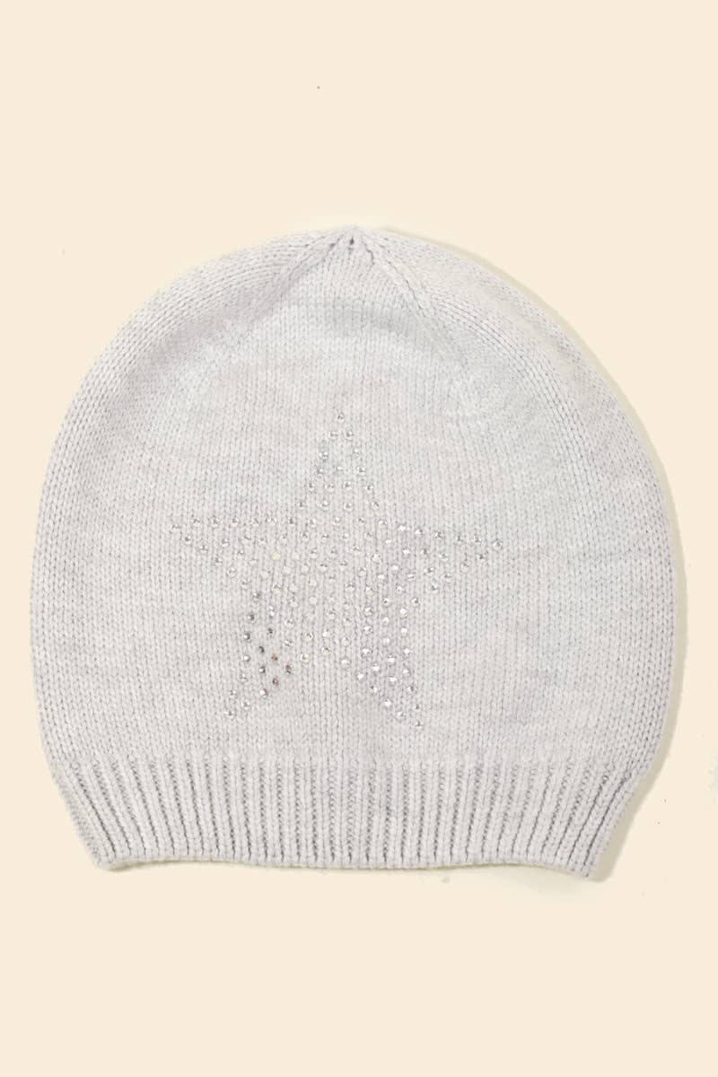 Studded Star Beanie