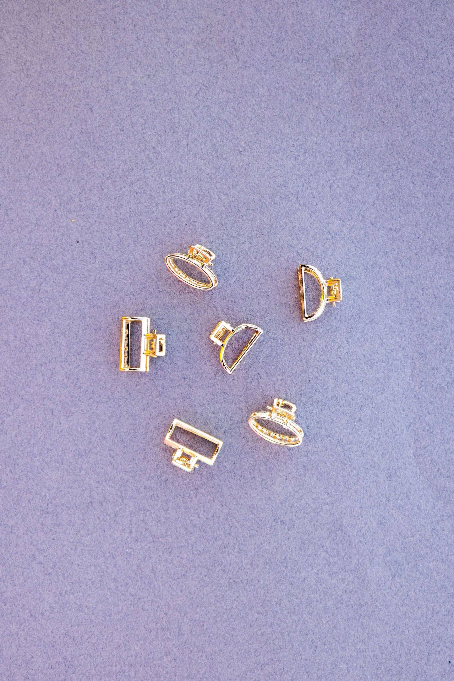 Micro Gold Claw Clip