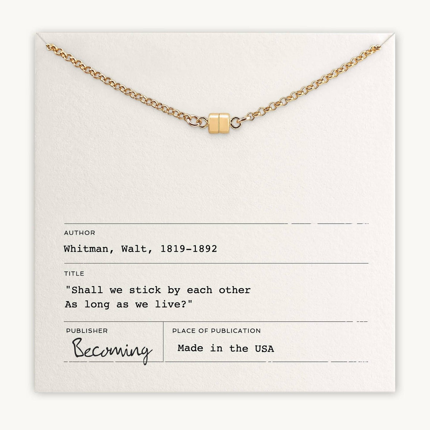 Stick Together Necklace