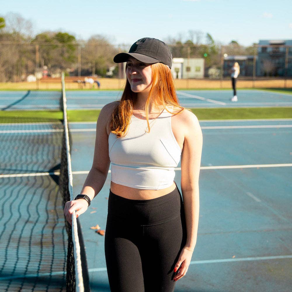 Adjustable Running Hat - Black