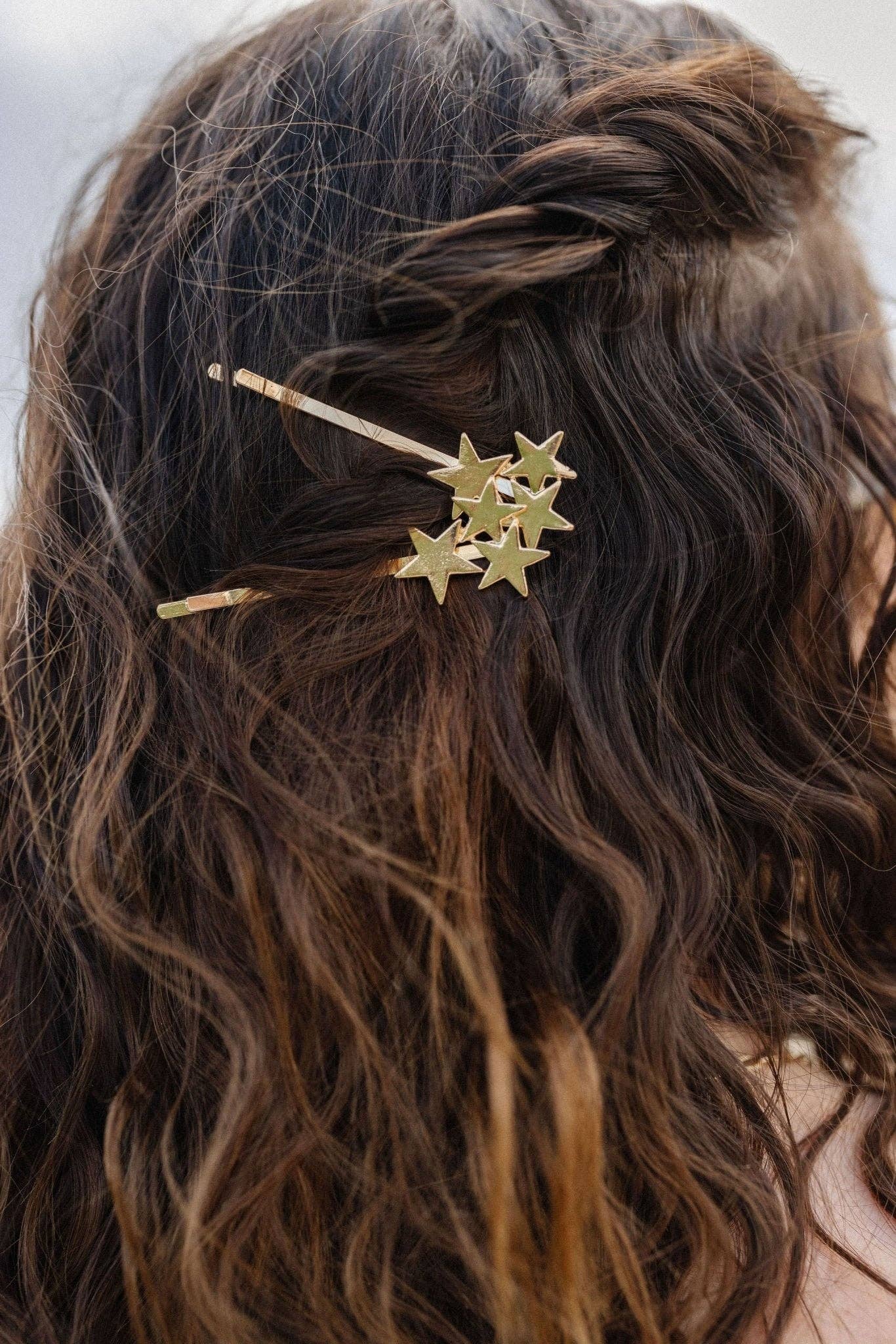 Shiny Star Bobby Pins - Multiple Colors