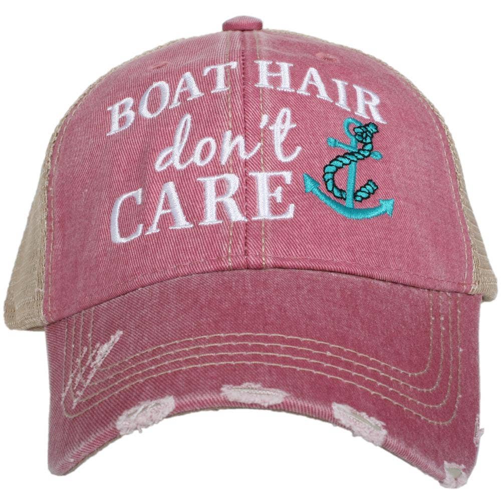 Boat Hair Don't Care Trucker Hats