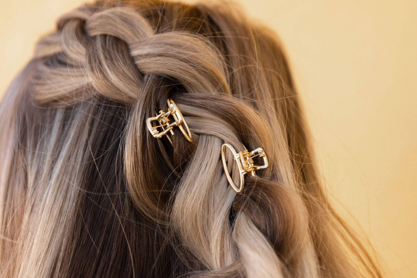 Micro Gold Claw Clip