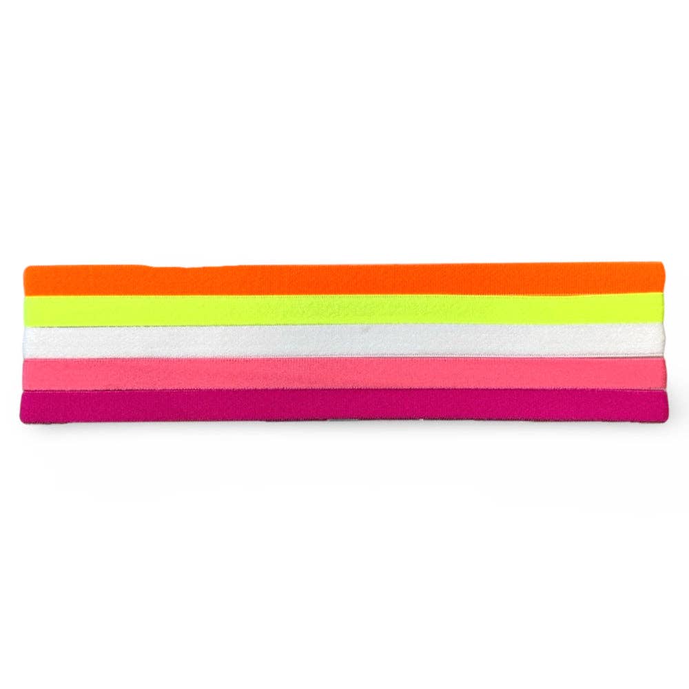 Skinny Training Headbands - Neon Set