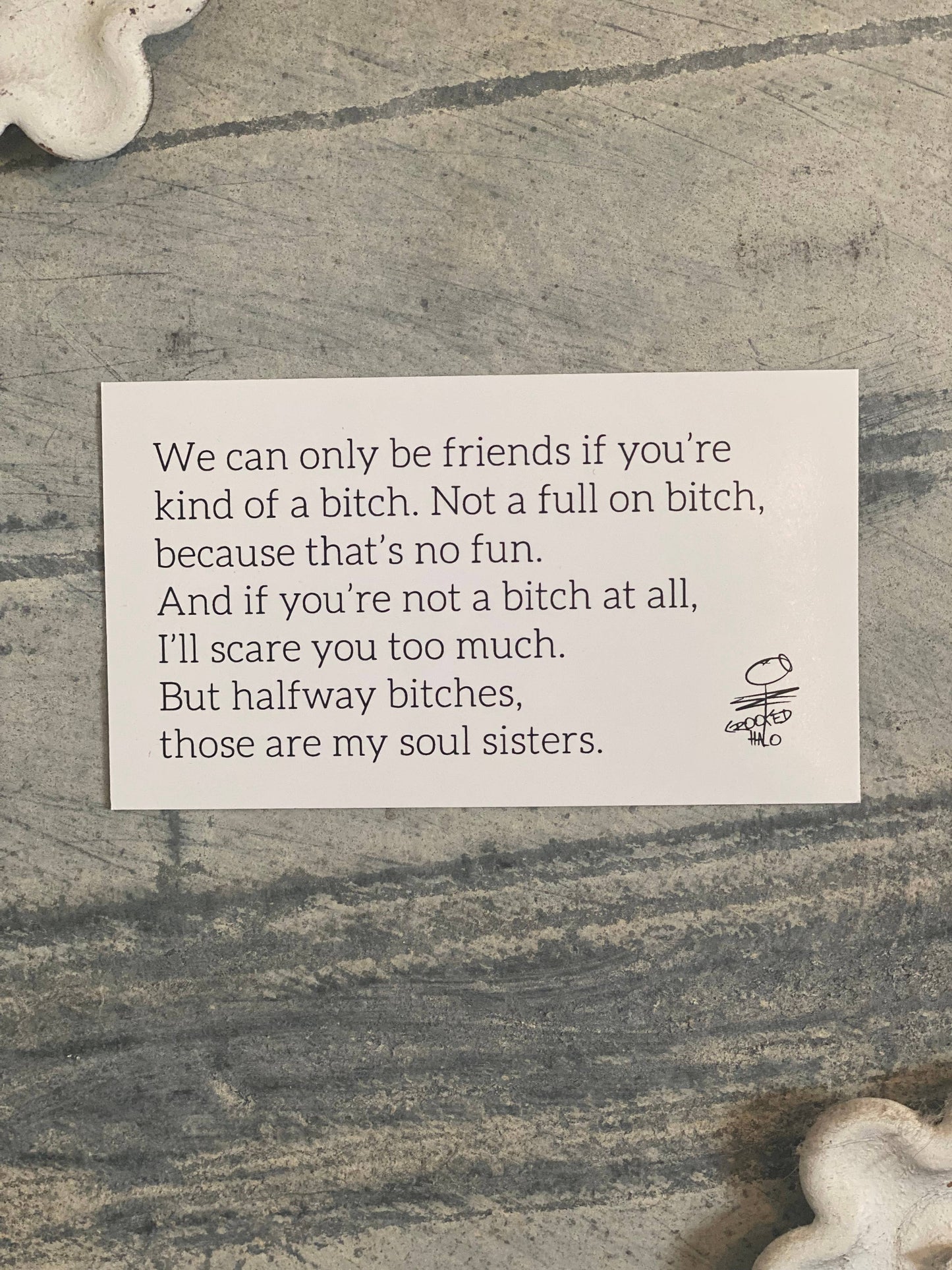 Half Bitches Magnet