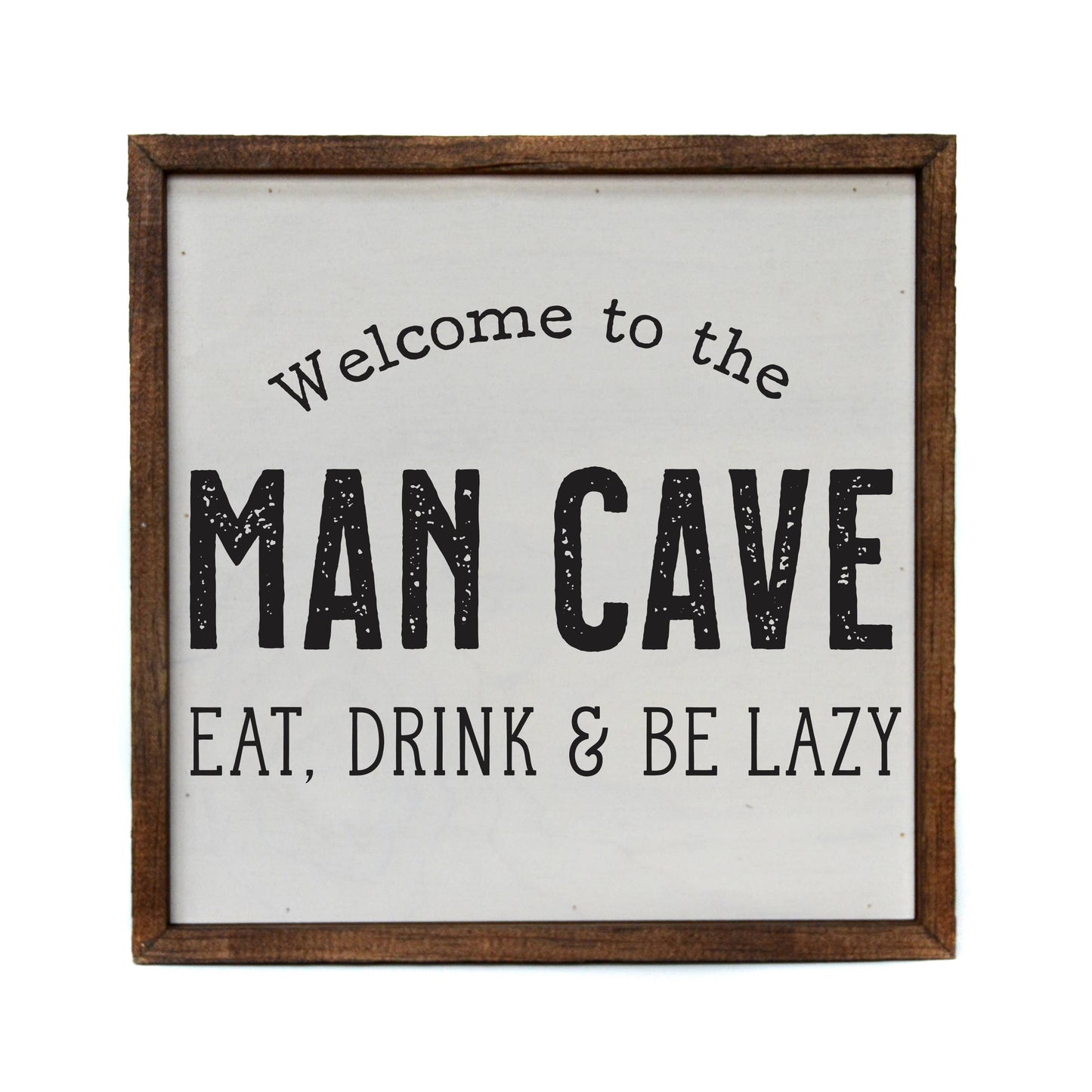 10x10 Welcome To The Man Cave Sign Fathers Day Gifts