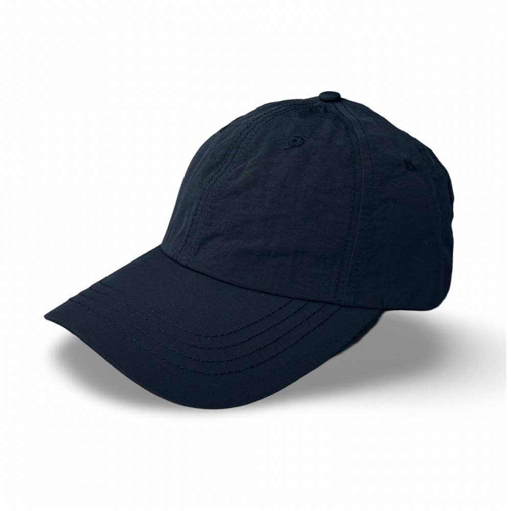 Adjustable Running Hat - Black