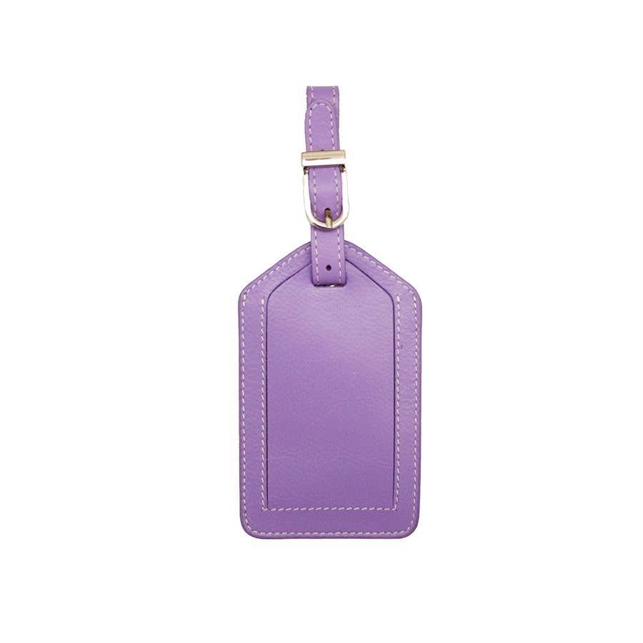 6422 Leather Luggage Tag