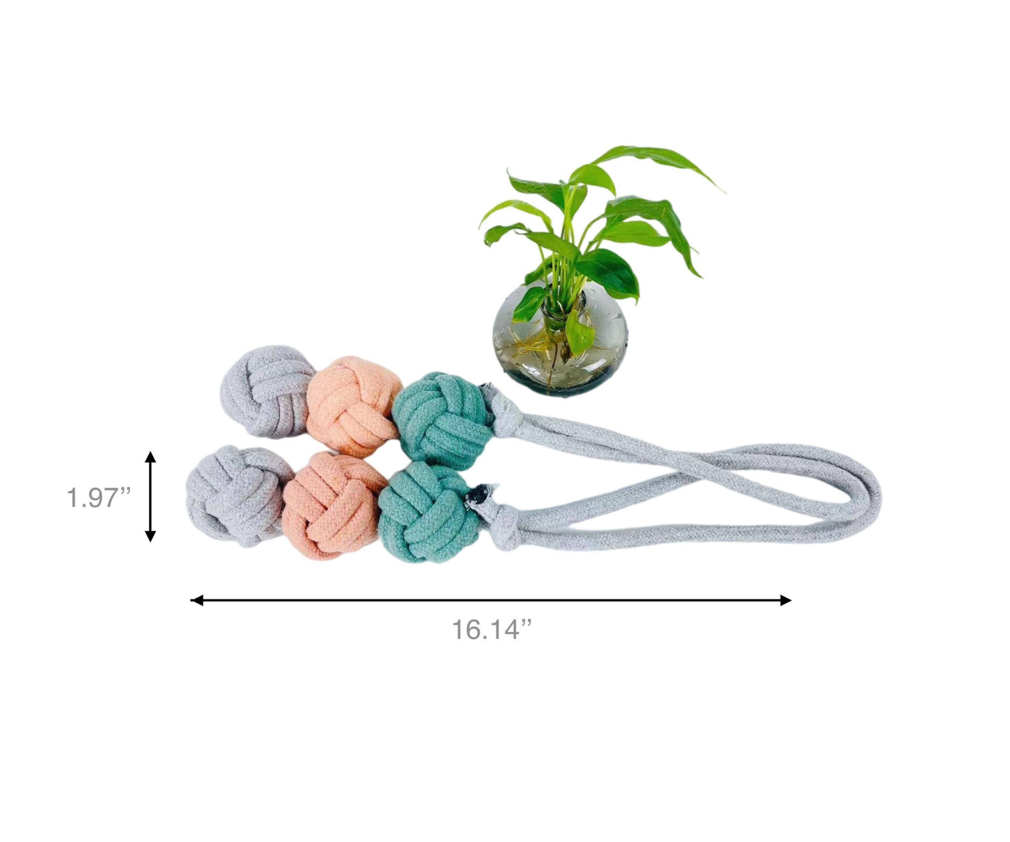 Ice Cream Rope Ball Toy For Dogs, Tug-war Toy