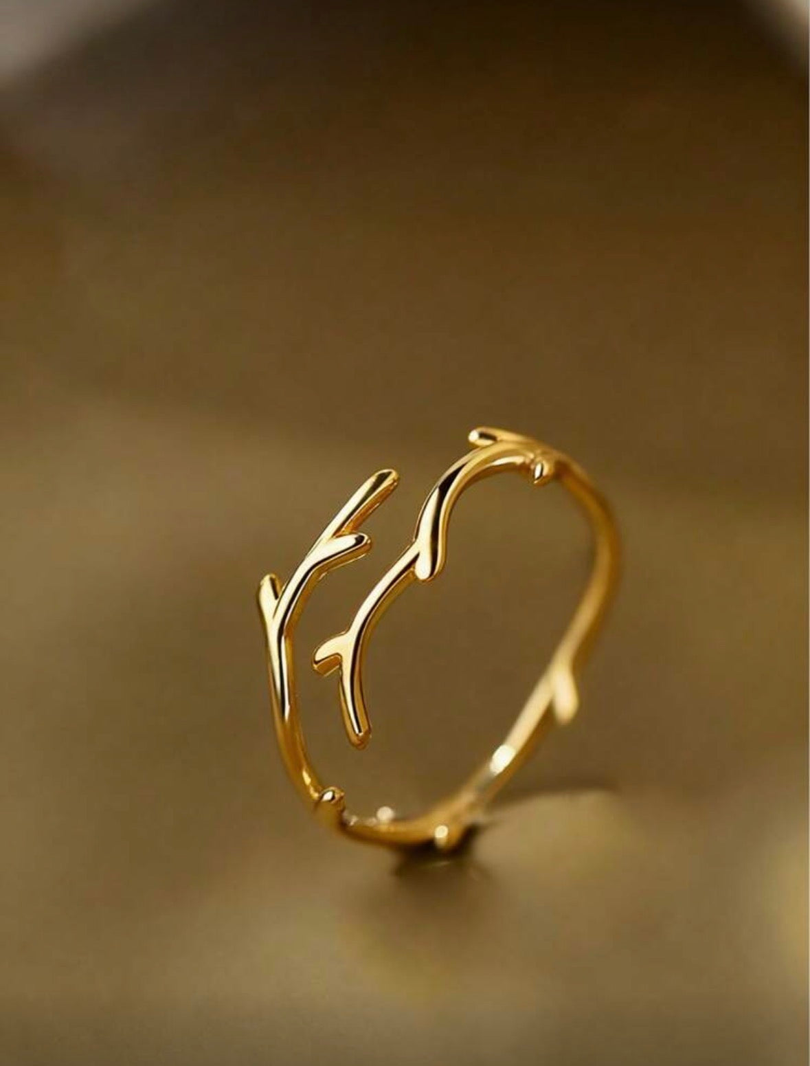 Sterling Silver Antler Ring