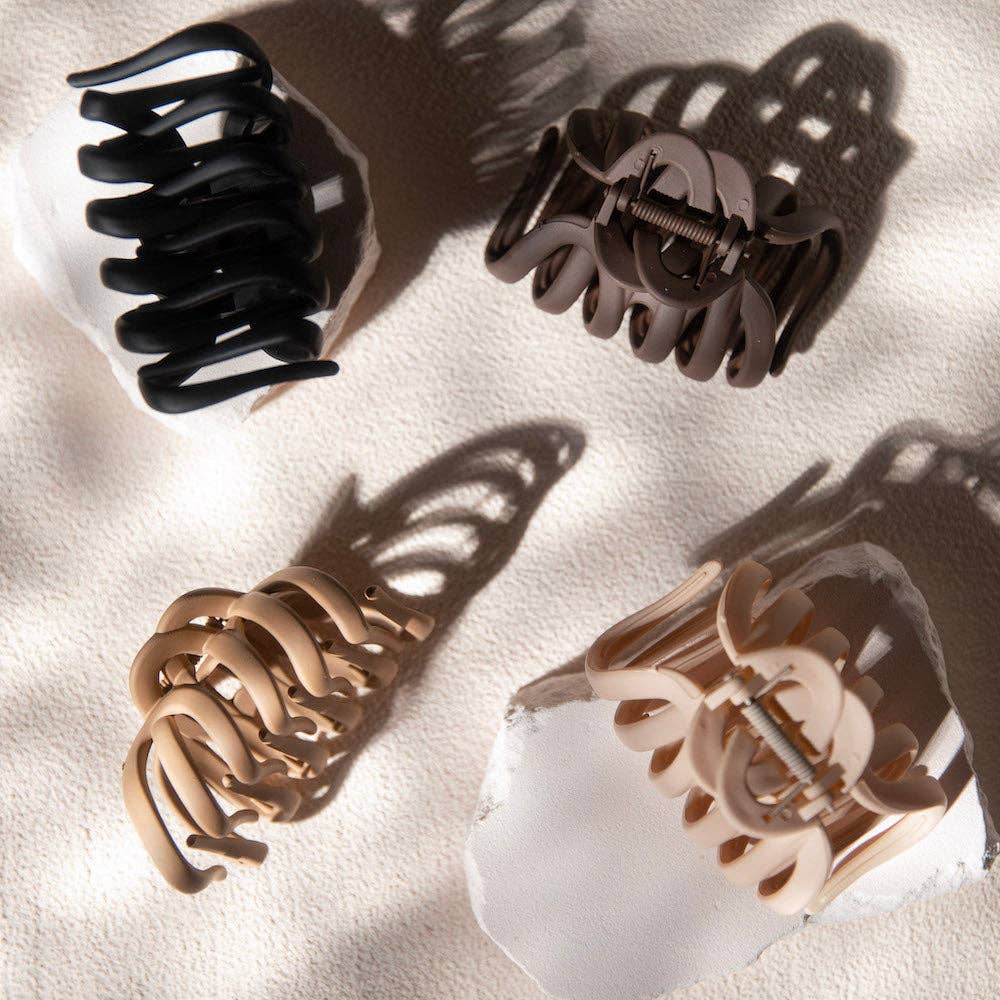 Extra Large Matte Claw Clip - Black