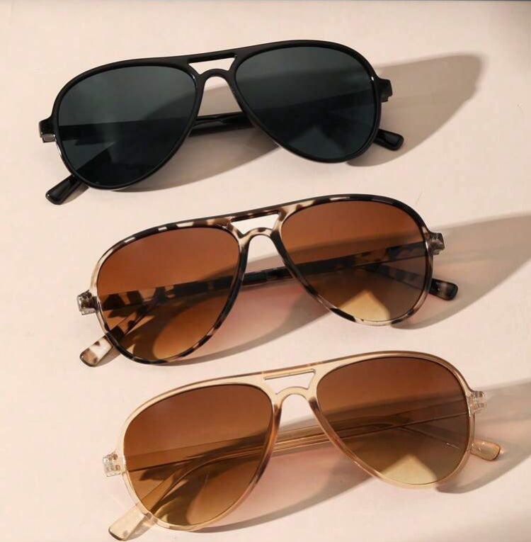 Casual Pilot Frame Sunglasses