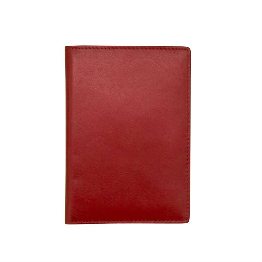 Leather Passport Case with CC Holder