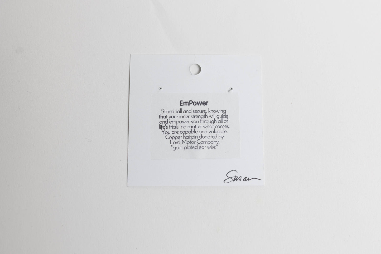 EmPower Copper & Enamel Earrings