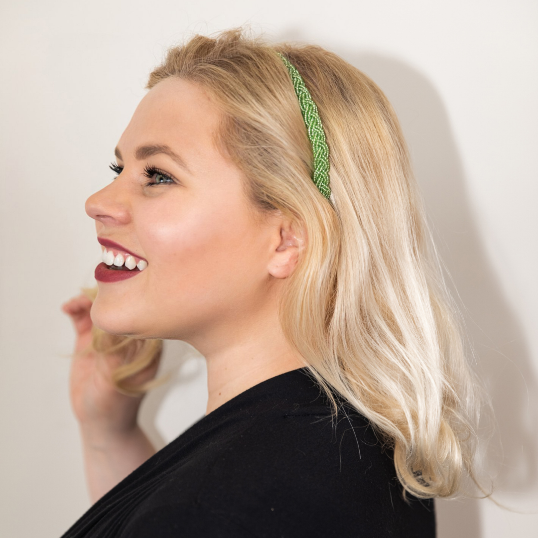 Headband - Green Rush | Thin Headband | Gift for her