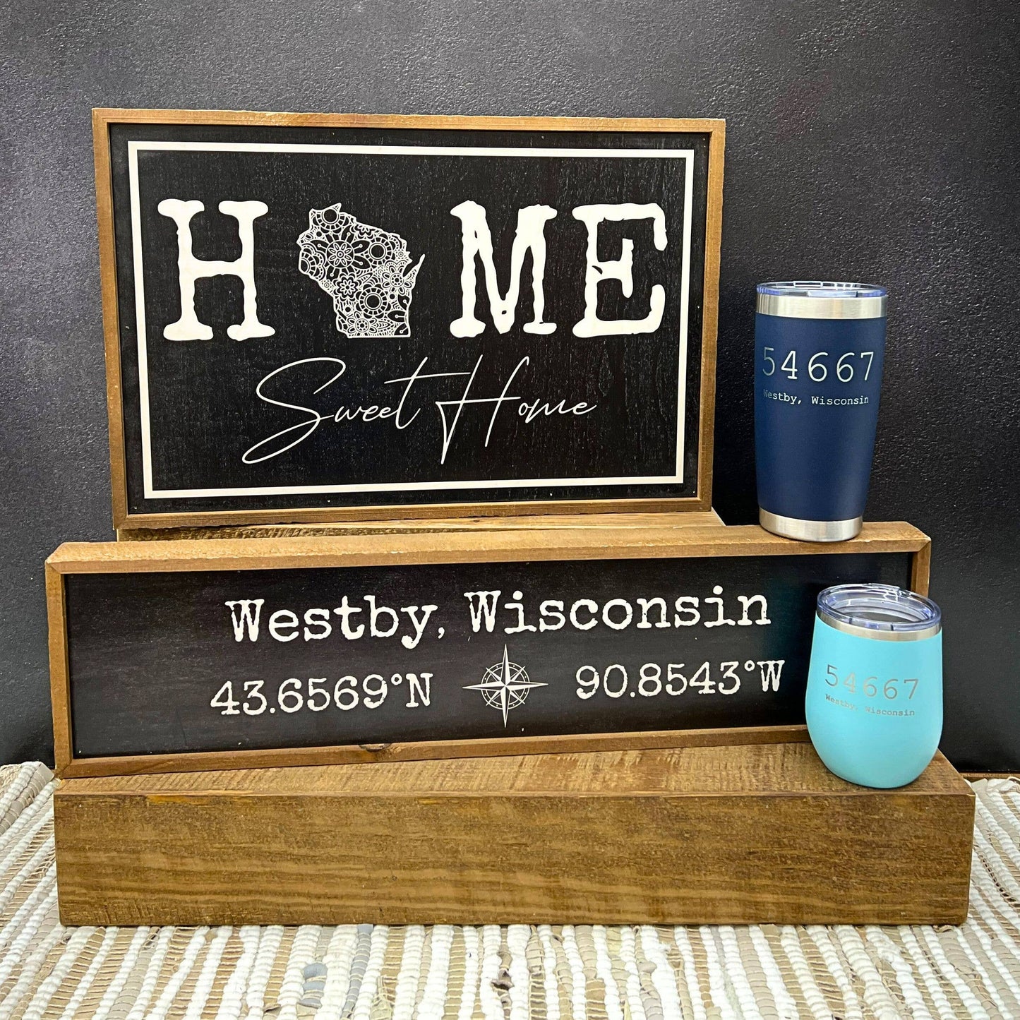 24x6 Howell Sign With Compass