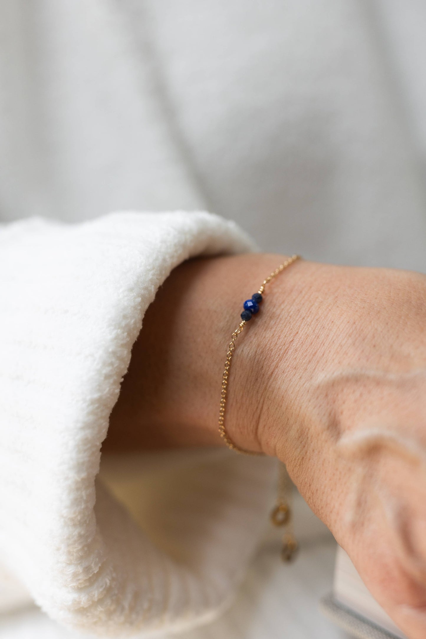 Clear Path Sapphire & Lapis Lazuli Bracelet