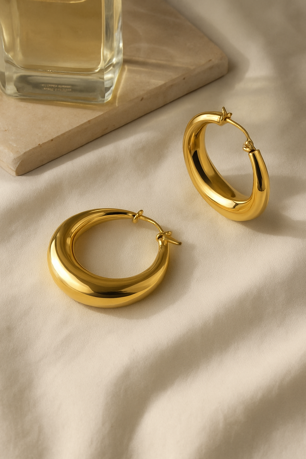 Chunky Hoop Earrings