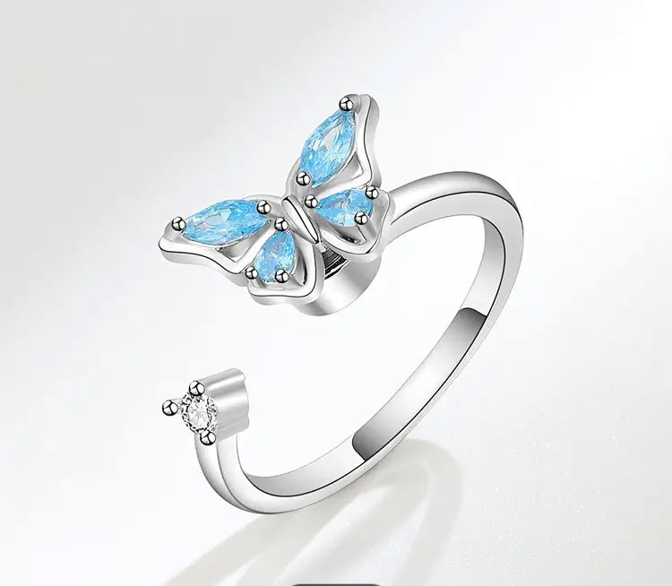 Butterfly Fidget Anxiety Ring