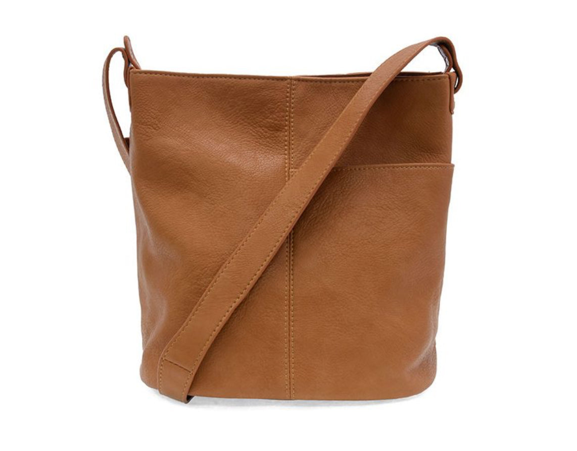 Bindi Front Slip Pocket Bucket Crossbody Bag