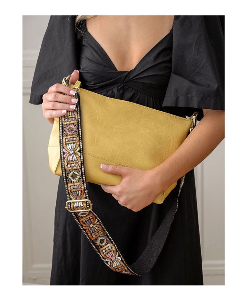 Leen Seamed Crossbody Purse
