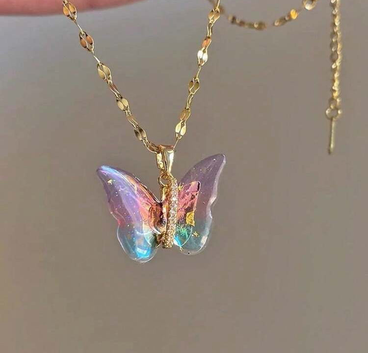 Stainless Steel Magical Butterfly Necklace