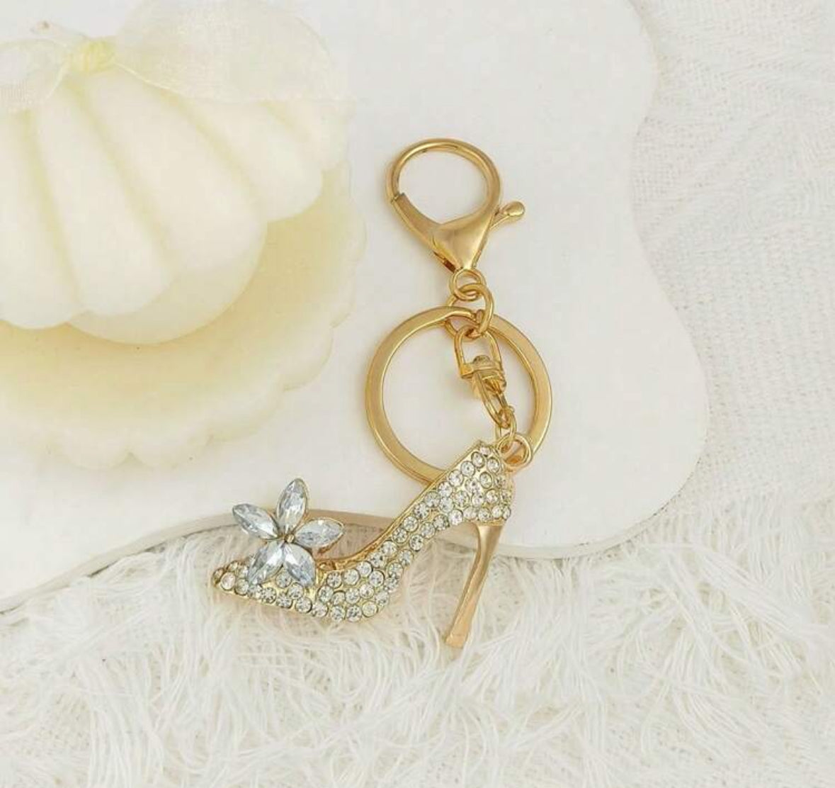 High Heel Keychain Purse Charm