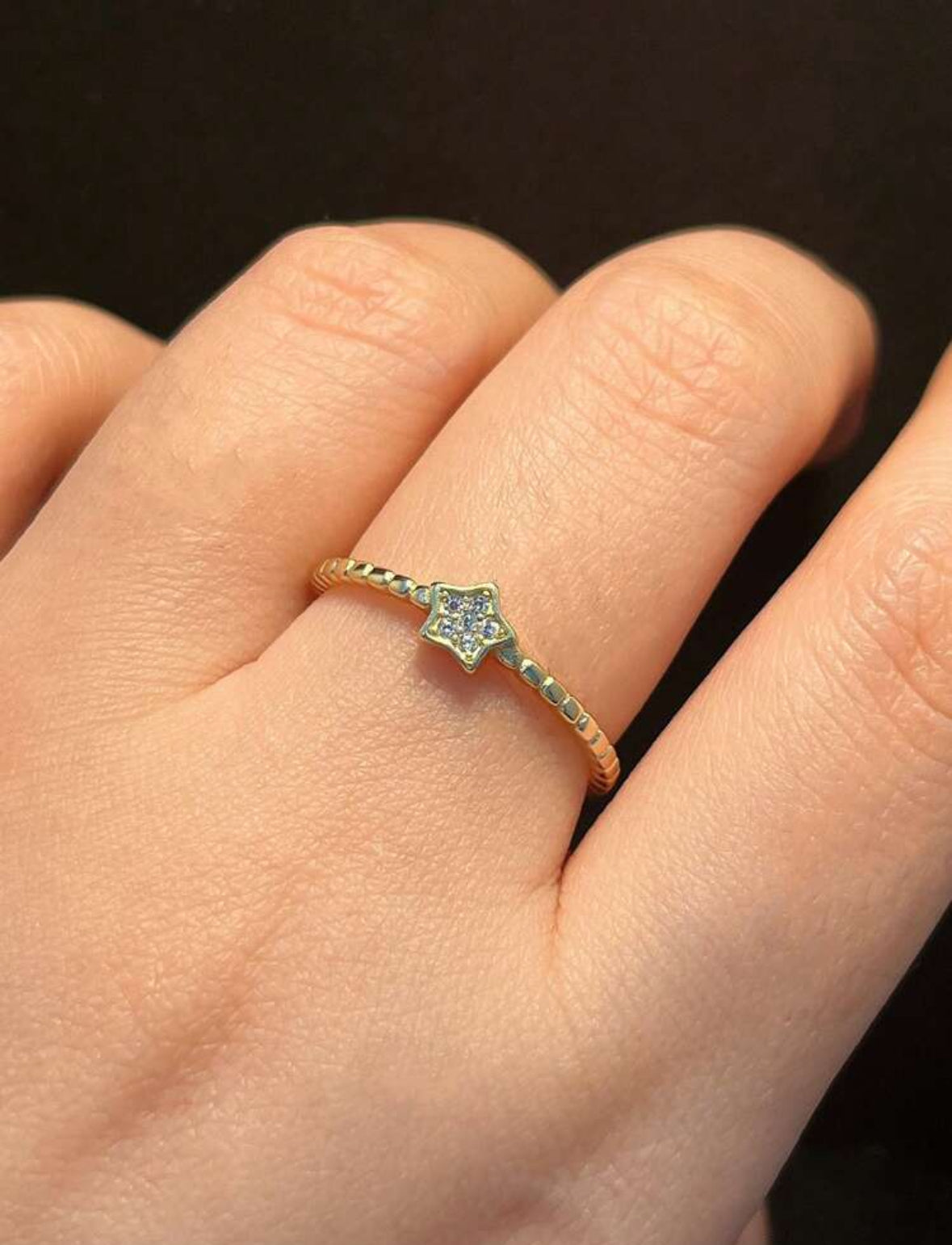 Sterling Silver Star Ring