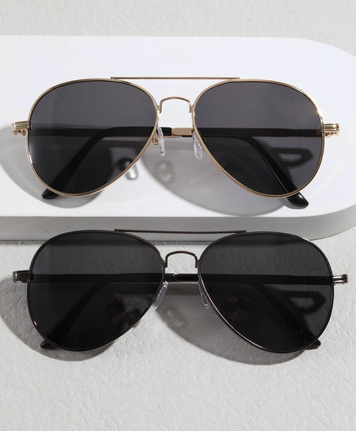 Metal Aviator Sunglasses