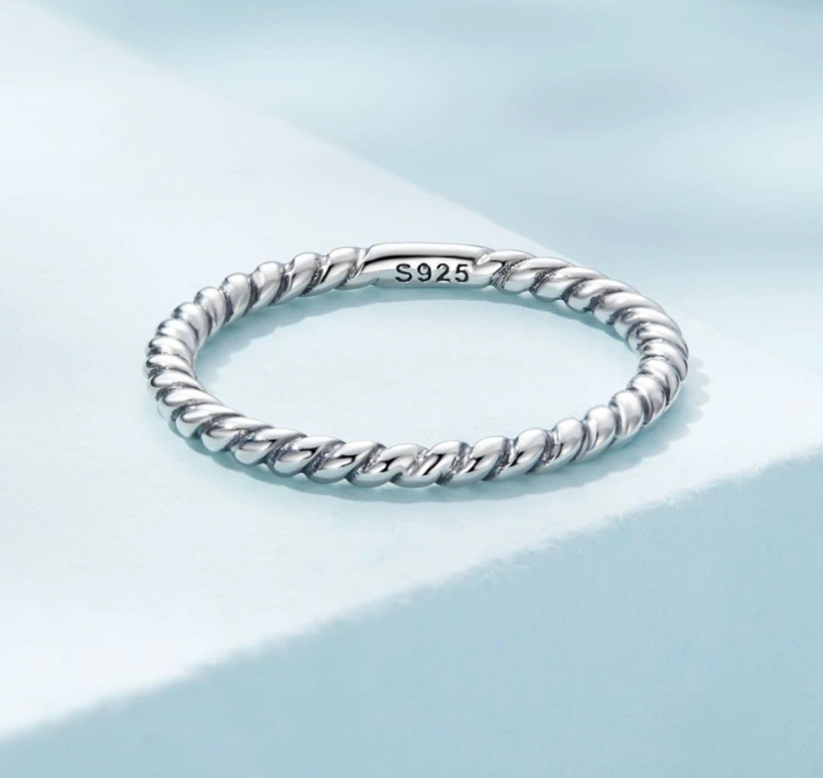 Sterling Silver Minimalist Braided Ring